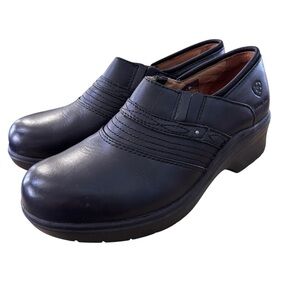 Ariat Safety Clog - Steel Toe – Black Leather – Women’s Sz 9